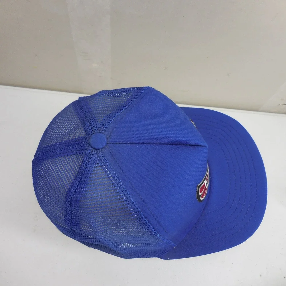 Vintage Pontiac Firebird Trans Am Trucker Hat Blue Mesh Snapback USA Eagle 80s